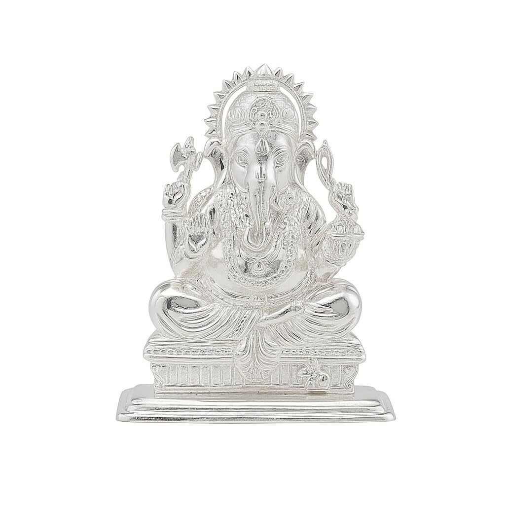 Sterling Silver Ganesh Idol
