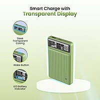 Portronics Luxcell Mini 10K Advanced 10000 mAh Smallest Power Bank with 22.5W Max Output