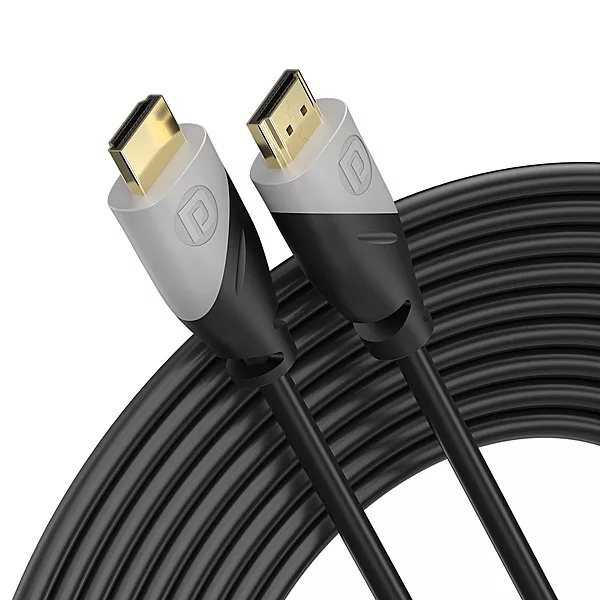 Portronics Konnect Sync – 4K HDMI Cable, 10M, Black, delivers stunning 4K video and audio quality. Perfect for connecting devices like TVs, projectors, and gaming consoles for an immersive experience.