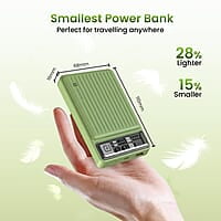 Portronics Luxcell Mini 10K Advanced 10000 mAh Smallest Power Bank with 22.5W Max Output