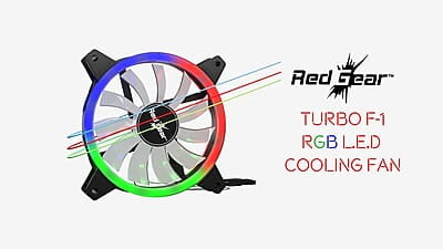 RedGear Turbo F-1 RGB Cooling Fan RedGear Turbo F-1 RGB Cooling Fan