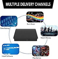 Portable USB Pop-up External DVD-RW Drive for Windows, Linux, Mac – Plug & Play DVD Player & Writer Portable USB Pop-up External DVD-RW Drive for Windows, Linux, Mac – Plug & Play DVD Player & Writer