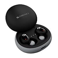 Zebronics Zeb-Sound Bomb N1 True Wireless In Ear Earbuds with ENC, Gaming Mode (up to 50ms), up to 18H Playback, Bluetooth V5.2, Fidget Case, Voice Assistant, Splash Proof, Type C, and Mic