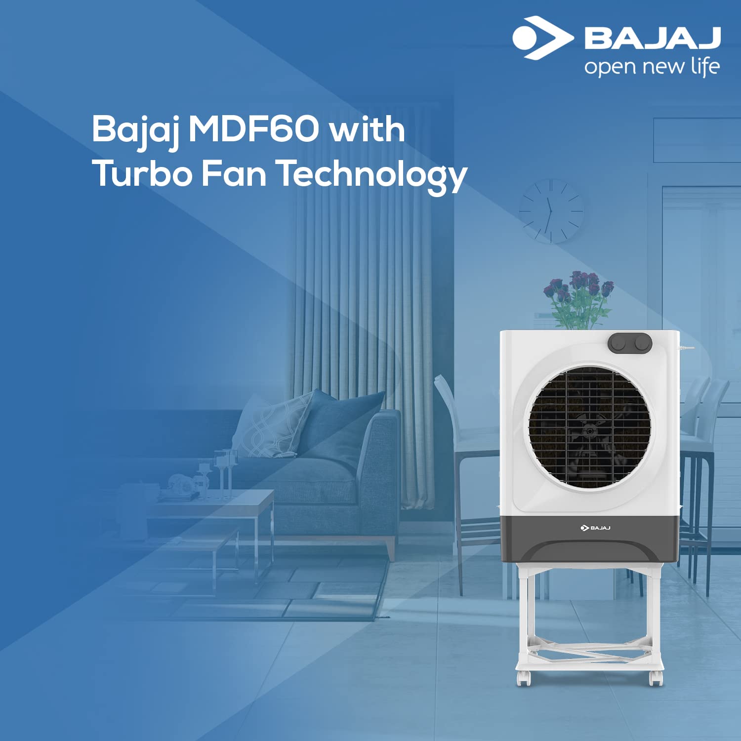 Bajaj IVORA LED Panel 9W WDL Square