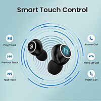 Portronics Twins S13 – TWS Earbuds, 24H Playtime, Black. Enjoy seamless connectivity, superior sound quality, and a sleek design. Perfect for music lovers and on-the-go lifestyles.