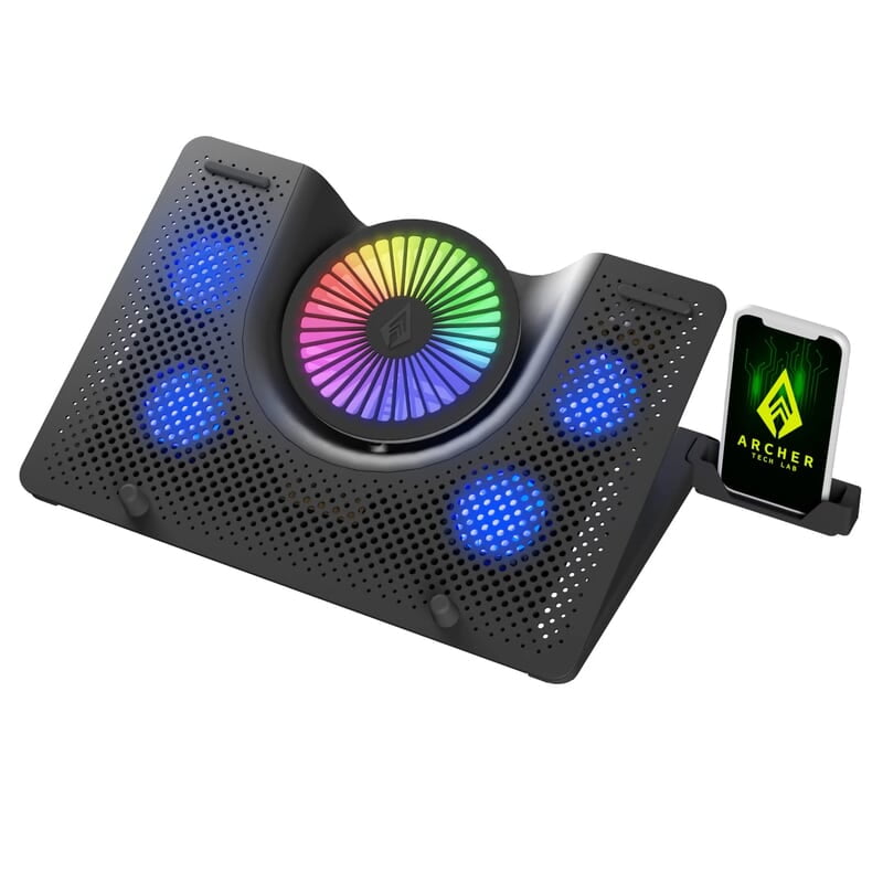 Archer Tech Lab Squall 100 RGB Gaming Laptop Cooling Pad