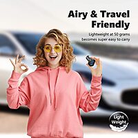 Portronics 17W Triple Output Car Charger USB Adapter for Cars & Mobile Phones Black