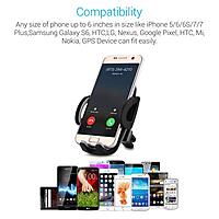 Portronics Clamp X – Car Vent Mobile Holder, 360° Rotation, Adjustable Grip, Durable Design, Easy Installation, Compatible with Most Smartphones, Ideal for Hands-Free Navigation, Black.