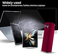 Portronics Swipe 2 Screen Cleaner & Duster – Red effectively cleans screens and surfaces, ideal for home and office environments.