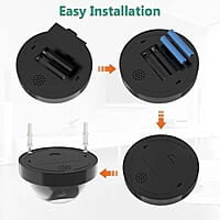 Fake Wired Security CCTV Dome Camera with Flashing Red LED Light Fake Wired Security CCTV Dome Camera with Flashing Red LED Light