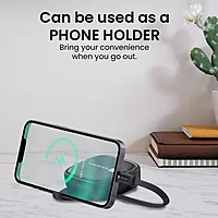 Portronics Snapcase 2 features a compact design, 60W fast charging, and multiple connectors, ensuring compatibility for various devices.
