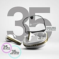 Portronics Twins S7 – TWS Earbuds, 35H Playtime, White. Enjoy seamless connectivity, superior sound quality, and a sleek design. Perfect for music lovers and on-the-go lifestyles.