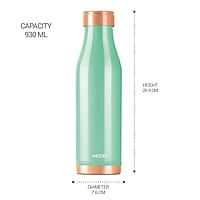 MILTON Copper Charge Water Bottle, 930 ml