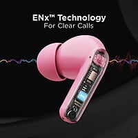 boAt Airdopes 121 PRO Truly Wireless in Ear Ear Buds w/Quad Mic ENx, Low Latency Mode for Gaming, 50H Playtime, IWP, IPX4, Battery Indicator Screen