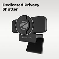 Zebronics Sharp Pro Webcam – QXGA HD Webcam with Mic, Autofocus, USB Plug & Play