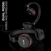 boAt Rockerz 410 Bluetooth Over Ear Headphone with Super Extra Bass, Up to 8H Playtime, Dual Connectivity Modes, Foldable Earcups and Lightweight Design