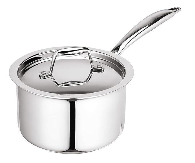 Signora Ware Artista Tri- play Sauce Pan Witht Lid 3000 ML (20CM)