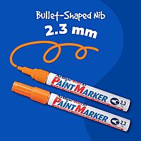 Artline 400XF Paint Markers – Waterproof Markers (Orange) Artline 400XF Paint Markers – Waterproof Markers (Orange)