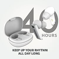 Blaupunkt Newly Launched Btw300 Bass Buds Truly Wireless Bluetooth in Ear Earbuds I Bass Demon Tech I Enc Crispr Tech I 40Hrs Playtime I Turbovolt Charging I Bt Version 5.3 I 80Ms Low Latency