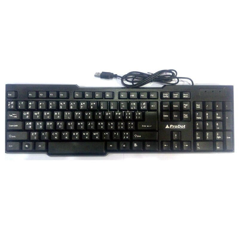 Prodot KB-297rs Hindi Keyboard