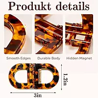 Classic 2 Pc Magnetic Hair Clip