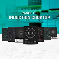 Crompton Instaserve 1500 W Induction Cooktop New with Tactile Push Buttons