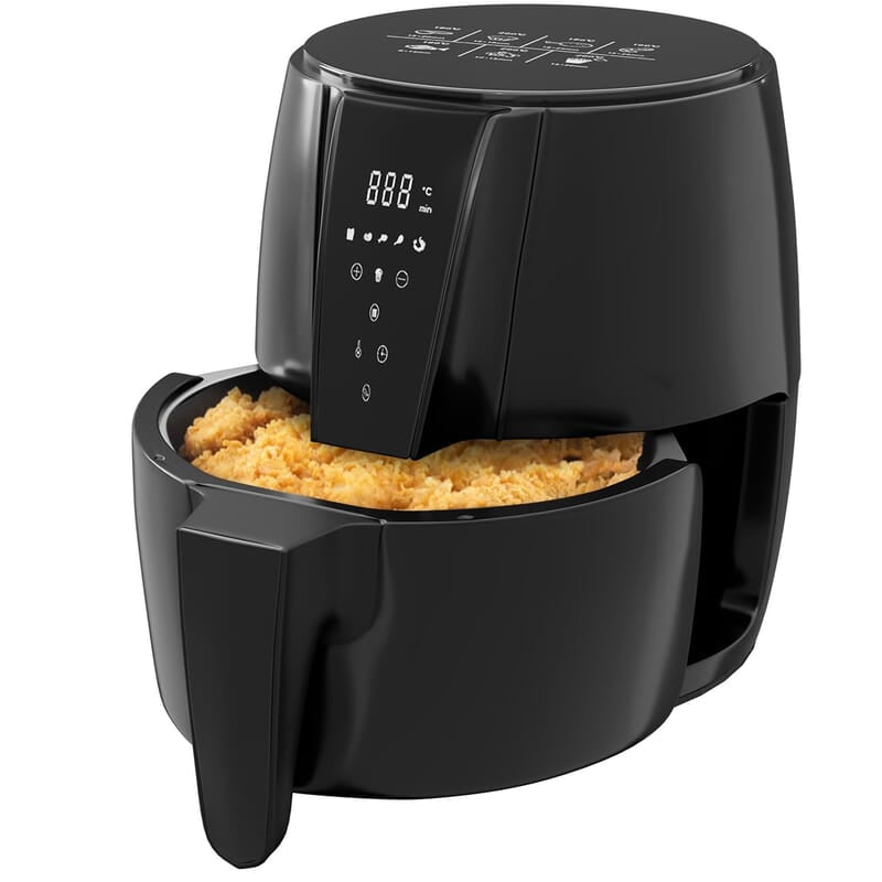 Lifelong Air Fryer 1 Year Warranty 1350W, 4.2L, Air Fryer for Home, Digital Air-Fryer with 6 Presets