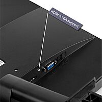 Zooy LM21WHD: 20″ HD+ (1600×900) LED monitor, 5 ms response, HDMI & VGA connectivity, 250 cd/m² brightness, wall‑mountable and energy‑efficient.