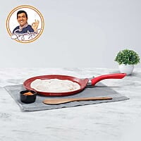 Wonderchef Royal Velvet Non-Stick Dosa Tawa 3 mm 28cm Non-Stick Tawa Virgin Grade Aluminium