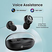 Portronics Twins S13 – TWS Earbuds, 24H Playtime, Black. Enjoy seamless connectivity, superior sound quality, and a sleek design. Perfect for music lovers and on-the-go lifestyles.