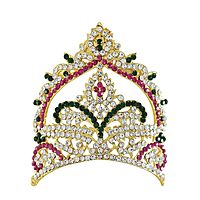 God,Goddess Multistone Crown