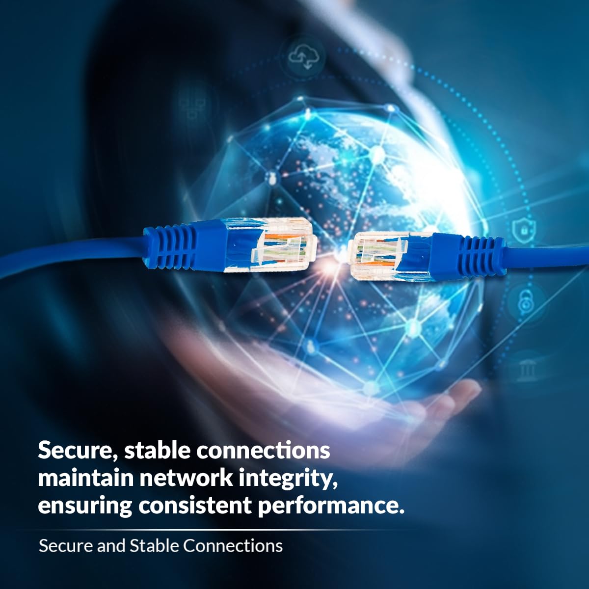 Open Box CP PLUS Cat 6 Ethernet 100 meter Cable with high speed connectivity | Universal compatibility | Secure and Stable Connection | 24 AWG 4 Pair UTP Cable (CP-EUT-6TSRH-100)