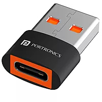 Portronics Bridge X – USB 3.0 OTG Adapter, Type-C To USB, High-Speed Data Transfer