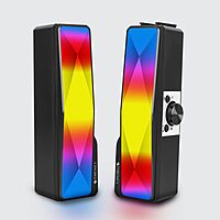 Zebronics Wonder Bar 20 – 10W RGB PC Speaker with Immersive Sound, Multiple Connectivity & Sleek Design