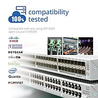 7m (23ft) 10G SFP+ Passive Direct Attach Copper Twinax Cable 24AWG for FS Switches