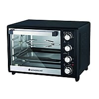 Wonderchef Oven Toaster Griller (OTG) 32 Litres, Stainless Steel With Rotisserie, Auto Power-Off With Bell, Heat Resistant