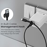 Portronics Konnect Core 3 – USB-A to Micro USB Cable, 1.5m, Durable, Fast Charging, Data Sync, Compatible with Smartphones, Tablets, Black