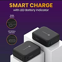 Portronics PowerPulse 30 – 10000mAh 30W Nano Power Bank (Black) offers fast charging, compact design, and high capacity. Perfect for on-the-go charging of smartphones and devices.