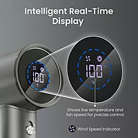 Portronics Zifro Hair Dryer – 1600W, BLDC Motor, lightweight design, fast drying, energy efficient, multiple heat settings, quiet operation, ideal for home and travel, sleek and stylish.