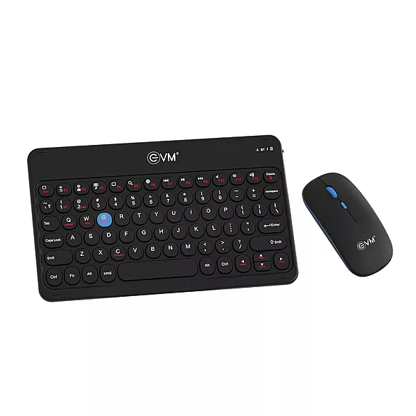 EVM WLKM & EWLM-360 EnArc Rechargable Keyboard Mouse - Black