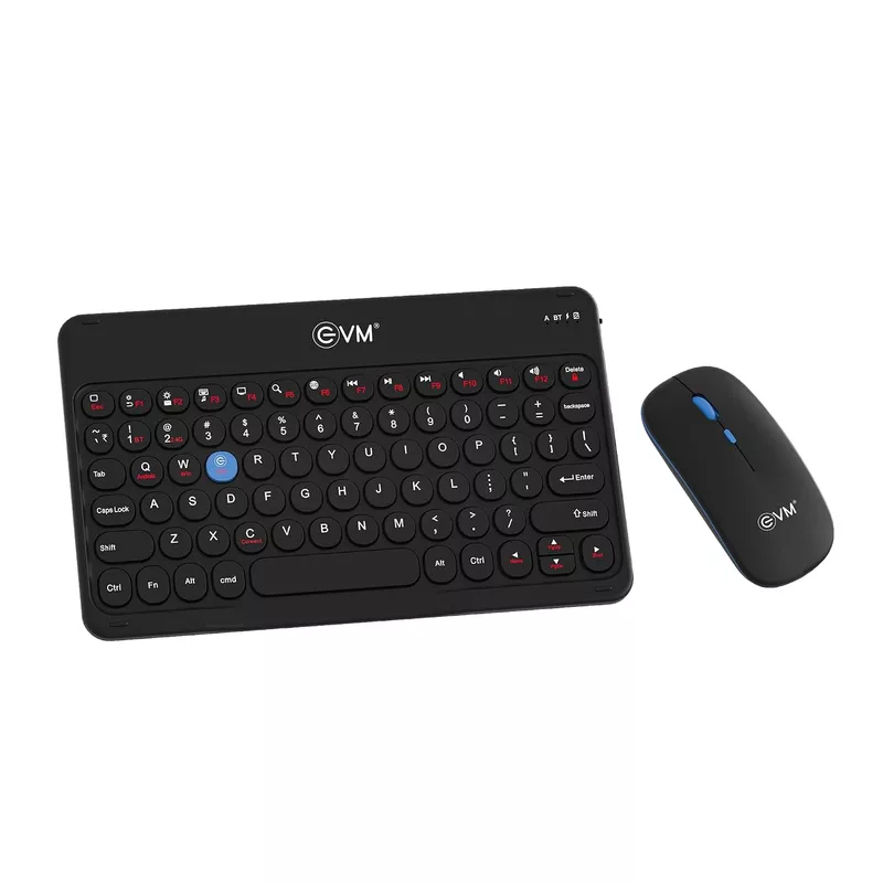EVM WLKM & EWLM-360 EnArc Rechargable Keyboard Mouse - Black