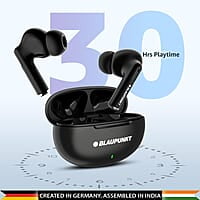 Blaupunkt BTW100 LITE in Ear TWS Bluetooth Earbuds I HD Sound I Gaming Mode I Low Latency I 30H Playtime* I TurboVolt Charging I BT Version 5.3 I Intuitive Touch Controls