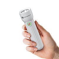 Portronics Eco Glow Mini LED Torch – White is a portable, bright, energy-efficient flashlight ideal for emergencies and outdoor adventures.