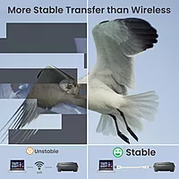 Portronics PrintLink 1.5 – USB-A to B Printer Cable, 1.5M, high-speed data transfer, durable design, compatible with various printers, ideal for home and office use, flexible and tangle-free.