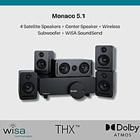 Monaco 5.1 Includes Dolby Atmos-certified WiSA SoundSend