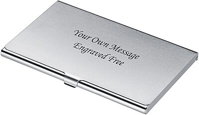 Engraved Metal Visiting Card Holders