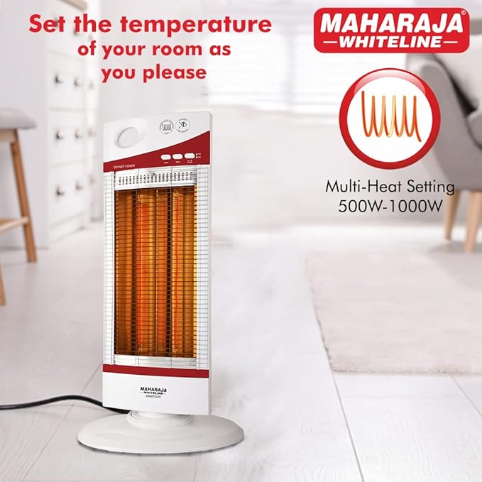 Maharaja White line Omiflux Room Heater