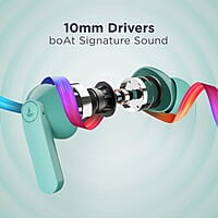 boAt Airdopes 121 PRO Truly Wireless in Ear Ear Buds w/Quad Mic ENx, Low Latency Mode for Gaming, 50H Playtime, IWP, IPX4, Battery Indicator Screen