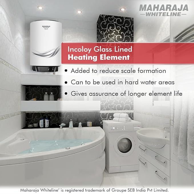 Maharaja Whiteline Aquic Neo Plus Water Heater/Geyser, 15 Liters