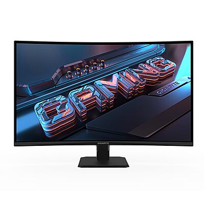 GIGABYTE 31.5" QHD Curved Gaming Monitor, 165Hz, FreeSync, GS32QC